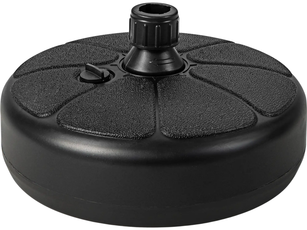 27 lbs Fillable Round Umbrella Base Stand for Yard Garden Poolside