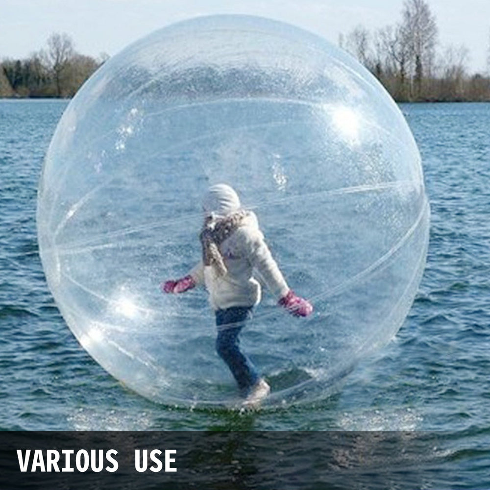 Vevor Walk on Water Ball 78.7" Inflatable Zorb Ball 390 Lbs. Capacity PVC/TPU with TIZIP Zipper New