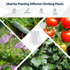 Foldable A-frame trellis supports for climbing plants, made of solid steel, ideal for fruits, vegetables, and flowers.