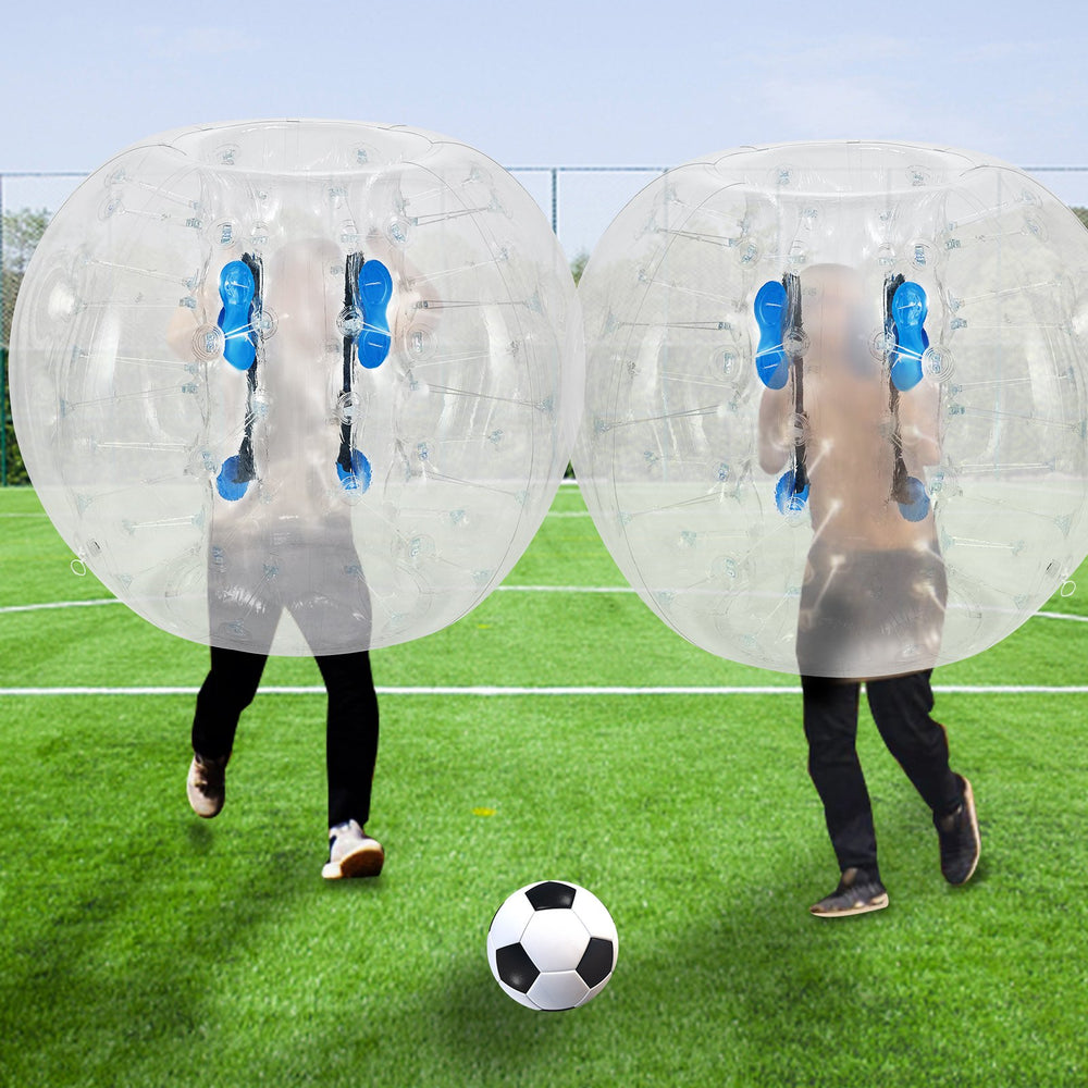 Vevor Inflatable Bumper Ball 4' Diameter PVC Body Zorb Ball with Handles and Adjustable Straps 2 PCS New