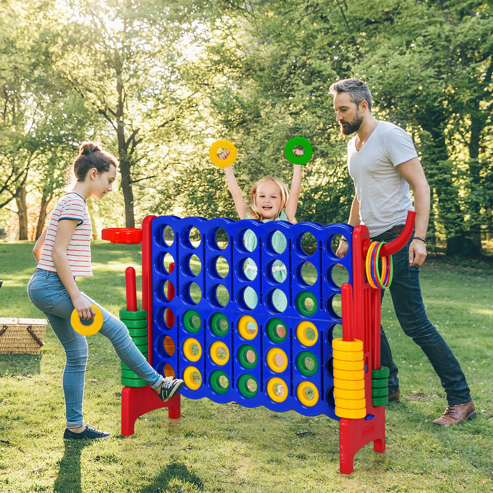 2.5ft 4-to-Score Giant Game Set-Red - Gallery View 1 of 9