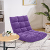 Adjustable 14-position Cushioned Floor Chair-Purple - Gallery View 1 of 12