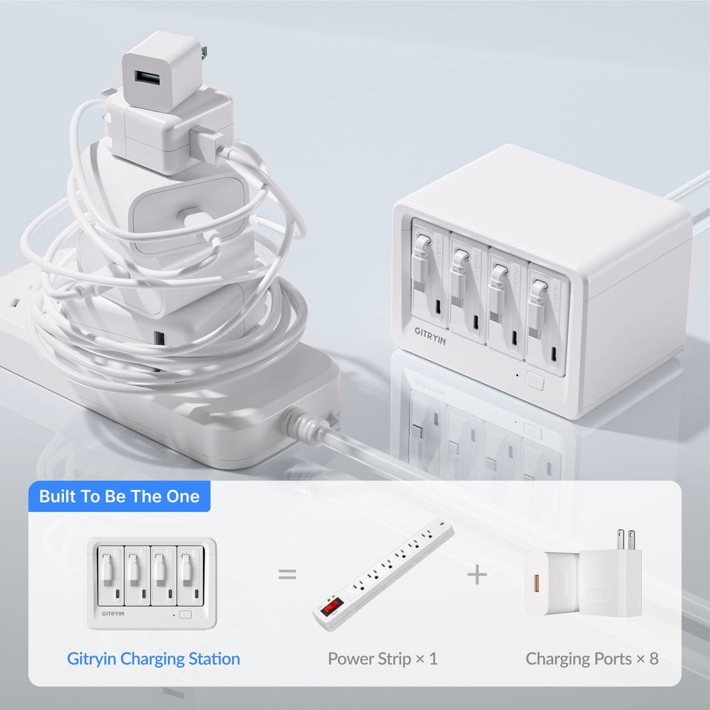 Giraffe Tools Desktop Charging Station 12-in-1 65W New