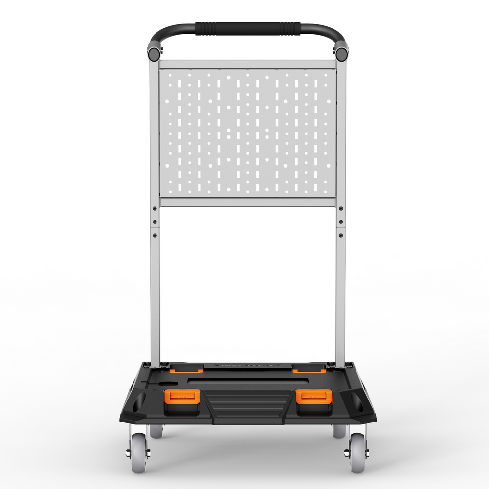Giraffe Tools Heavy Duty Rolling Utility Cart Black & Silver Gray New