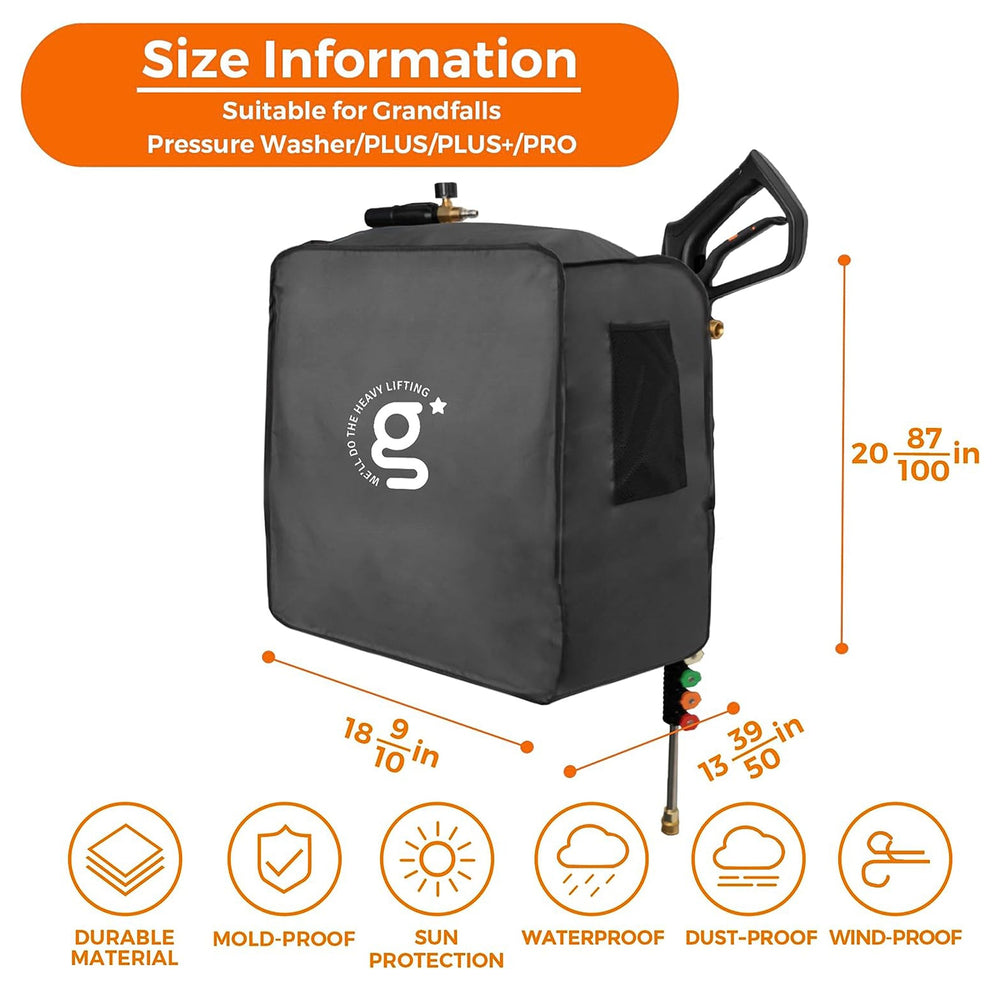 Giraffe Tools Grandfalls Retractable Pressure Washer Cover New