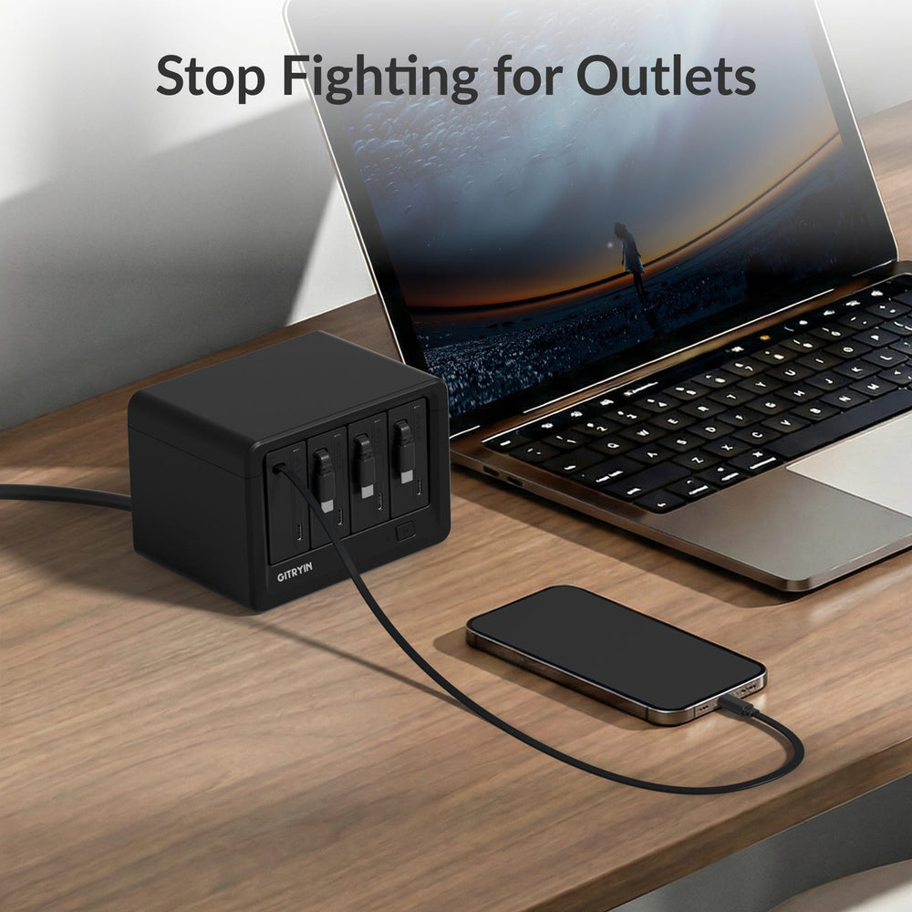 Giraffe Tools Desktop Charging Station 12-in-1 65W New