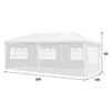 10x20 feet outdoor party canopy tent with removable walls, durable PE fabric, and portable carry bag for events.