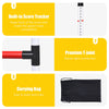 Ladder ball toss game set with built-in score tracker, premium T-joint, and carrying bag for easy storage and transport.