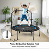40 Inch Foldable Fitness Rebounder with Resistance Bands Adjustable Home-Blue - Gallery View 1 of 9
