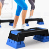 Aerobic Exercise Stepper Trainer with Adjustable Height 5 Inch- 7 Inch- 9 Inch-Blue - Gallery View 1 of 9