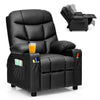Kids Recliner Chair with Cup Holder and Footrest for Children-Black - Gallery View 1 of 12