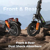 isinwheel GT1 Electric Scooter Off-Road Tires 800W 28 MPH 28 Miles Range 48V New