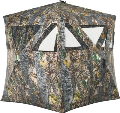 Costway 3 Person Portable Pop-Up Ground Hunting Blind 58703192 New