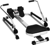Exercise Adjustable Double Hydraulic Resistance Rowing Machine
