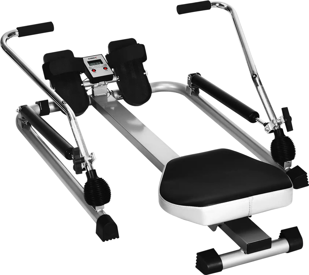 Exercise Adjustable Double Hydraulic Resistance Rowing Machine