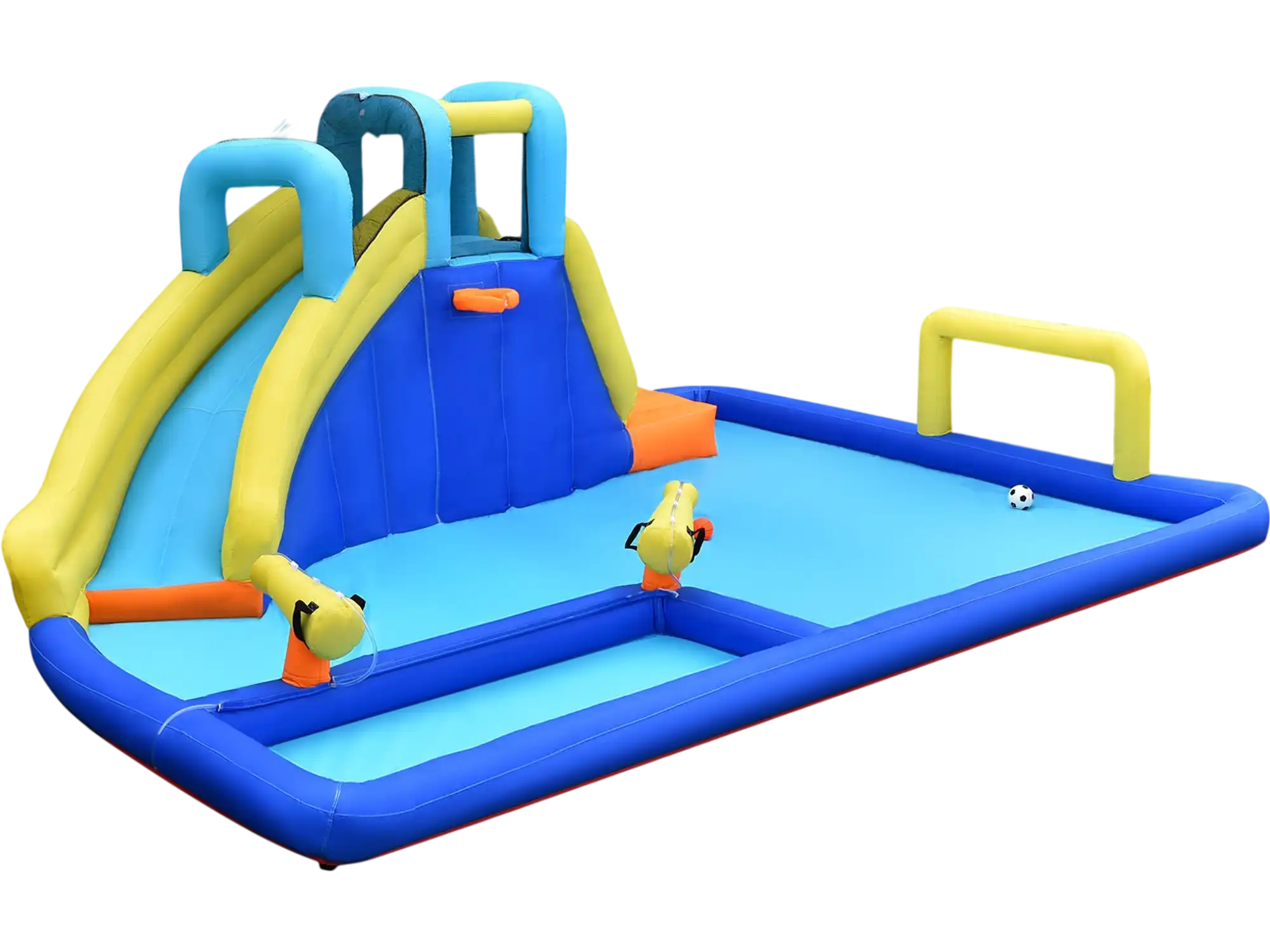 Costway 6-in-1 Inflatable Water Slide Jumping House 30517682 New