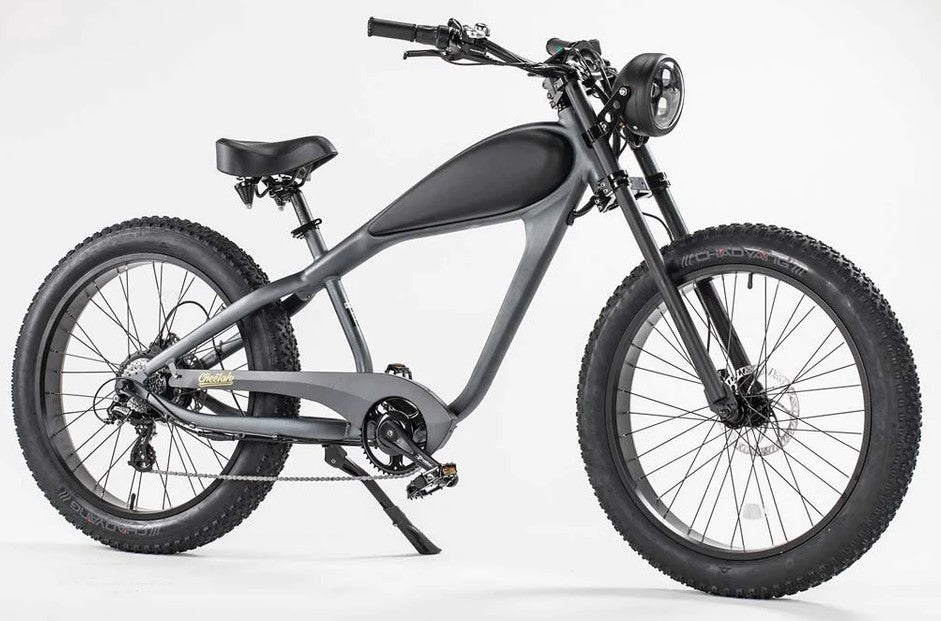 Revi Bikes Cheetah Cafe Racer E-Bike 48V 17.5Ah and 13Ah Models 750W 28 MPH New