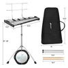 32-note glockenspiel xylophone with adjustable stand, featuring durable materials and removable cushion for versatile.