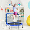 36 Inch Kids Trampoline Mini Rebounder with Full Covered Handrail-Blue - Gallery View 1 of 12