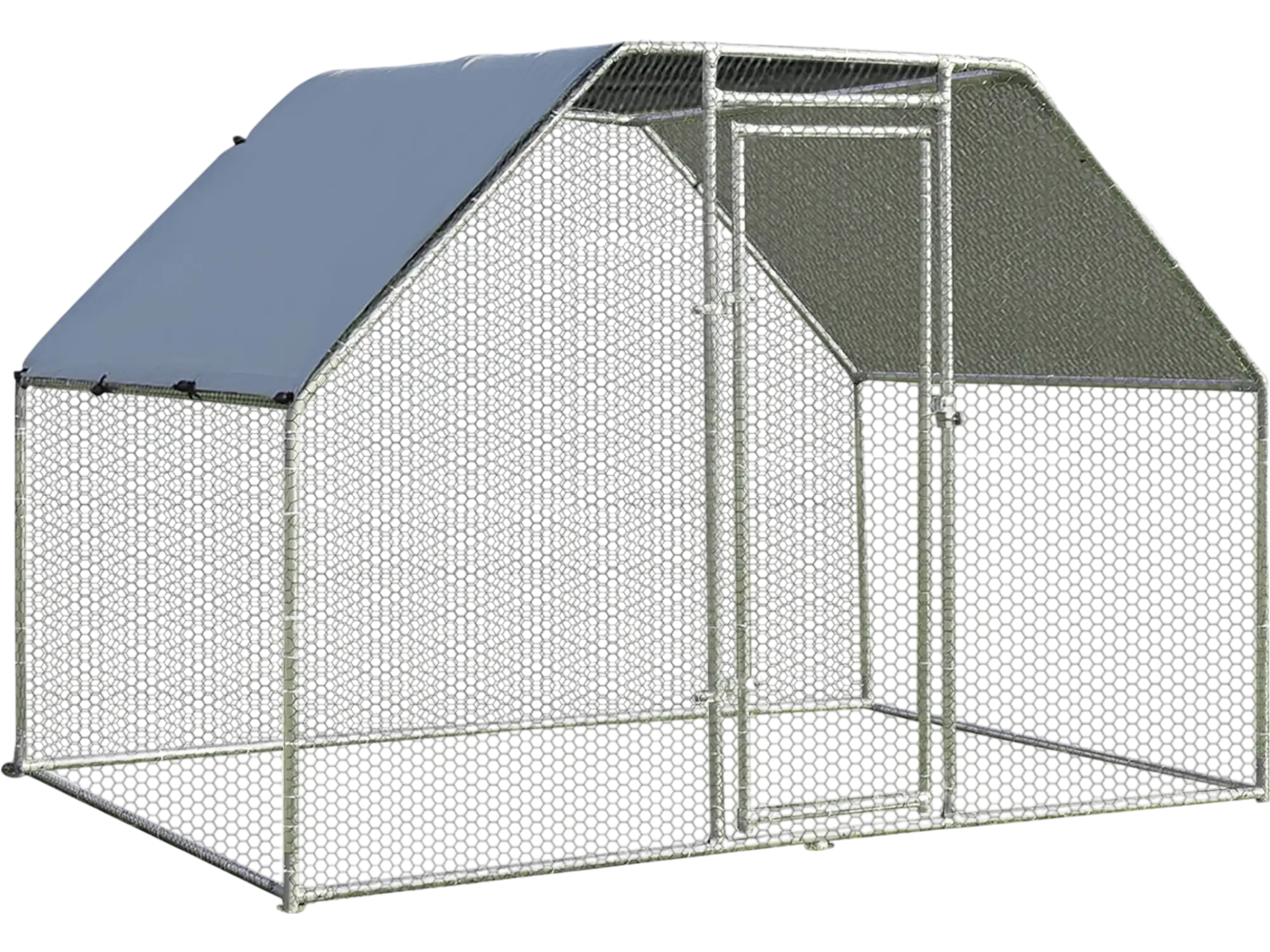 Costway 9.5' x 6.5' Large Walk-In Chicken Run Cage 47615389 New