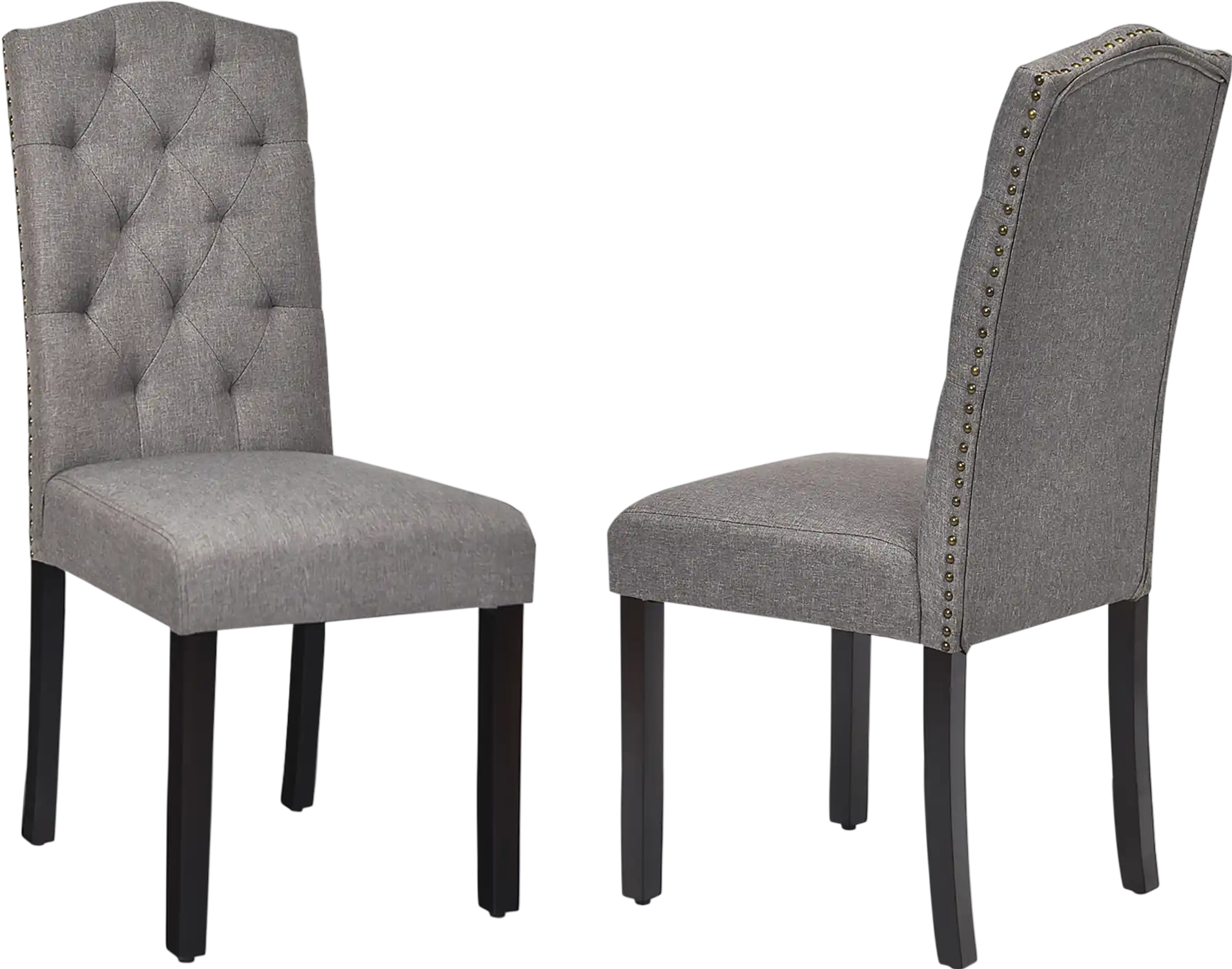 Costway Set of 2 Modern Tufted Dining Chairs Padded Seat 32960851 New