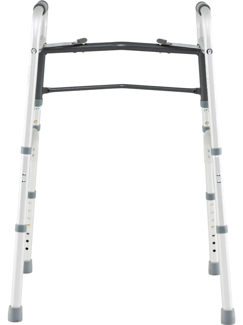 2-Button Folding Walker Lightweight with 7-Level Adjustable Height