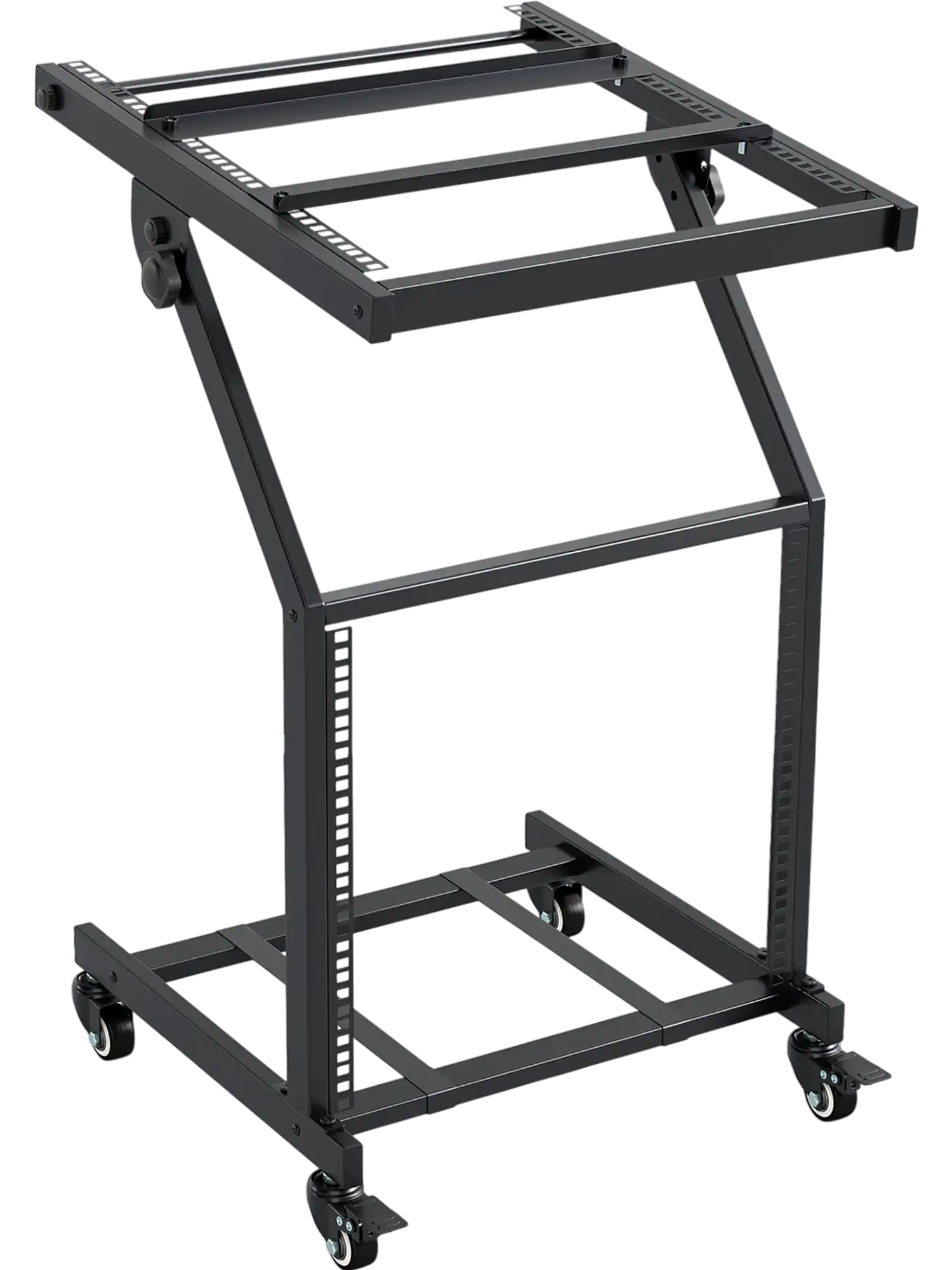Costway 2-Tier 9U Audio Rack Mount Adjustable Crossbars 16762627 New