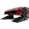Car ramps with 6.4" lift height and 22,000 lbs capacity, ideal for vehicle maintenance and repairs on level surfaces.