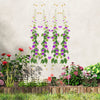 2 Pack 86.5 x 20 Inches Metal Garden Trellis for Climbing Plants-White - Gallery View 1 of 8