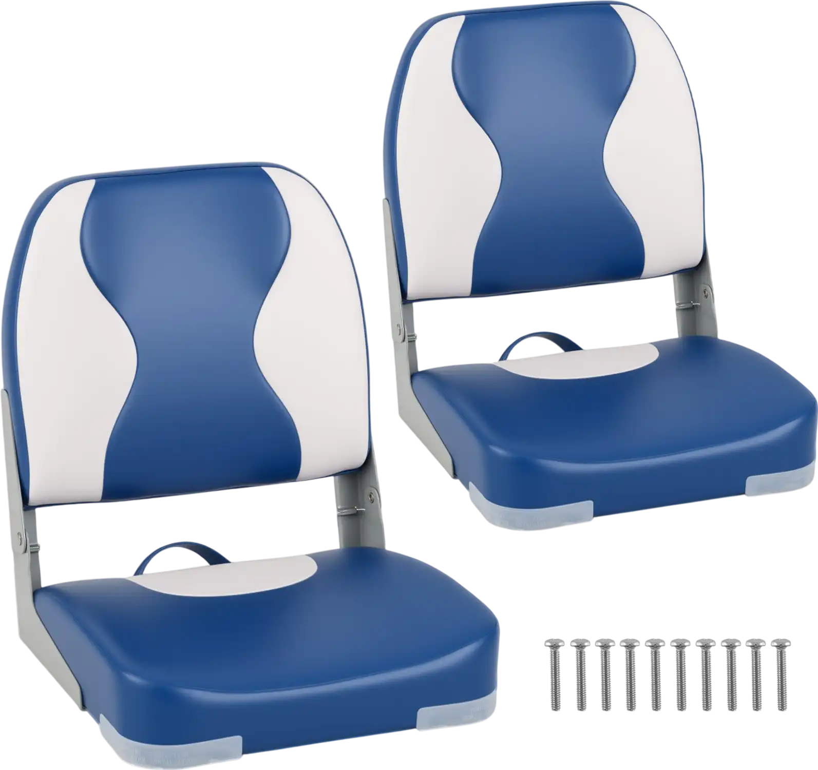 Costway 2-Pack Boat Seats Thick Sponge Padding 25907899 New