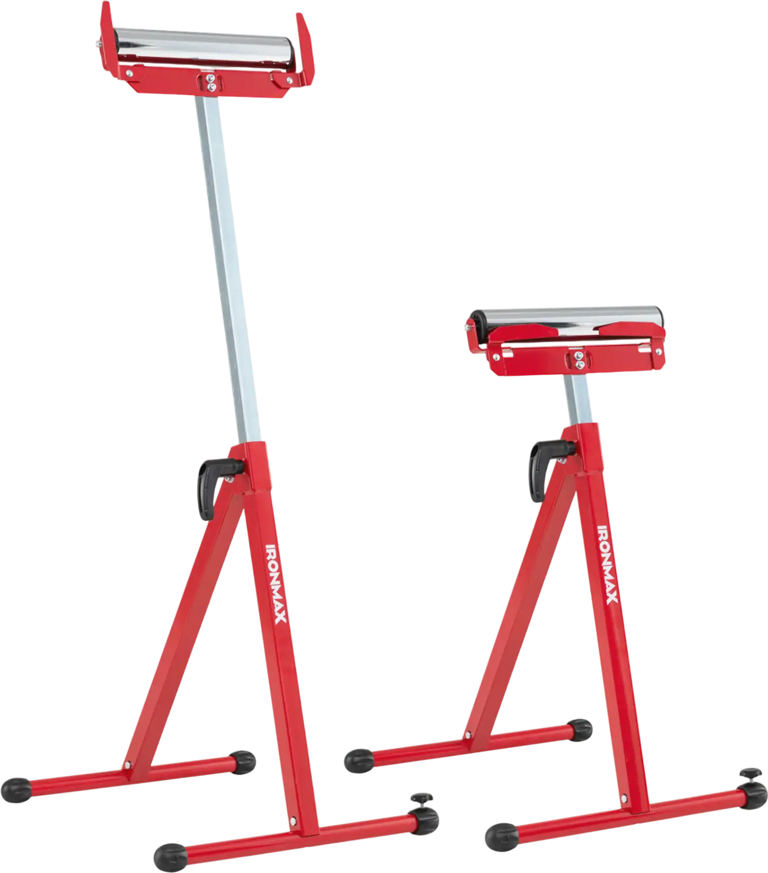 Costway 2-Pack Folding Roller Stands Adjustable Height Portable Outfeed Supports 68555320 New