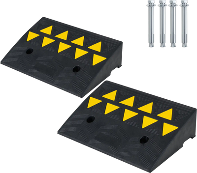 Costway 2 Pcs Driveway Threshold Ramps 5/6