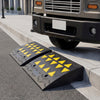 2 Pcs Driveway Threshold Ramps with 5/6 Inch Rise for Medium Trucks-M - Gallery View 1 of 10