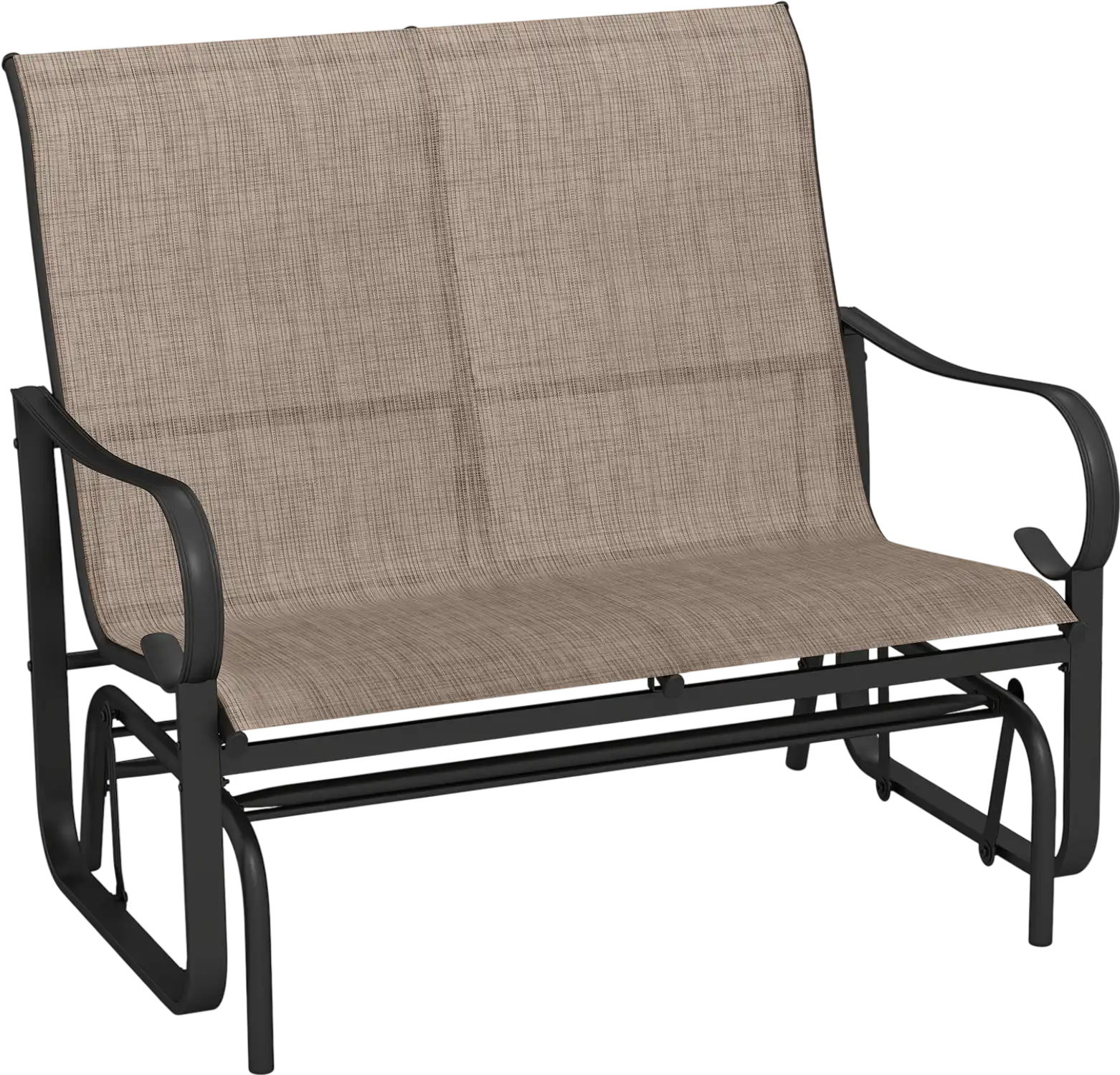 Costway 2-Person Outdoor Glider Bench High Backrest 69388270 New