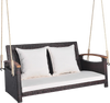 2-Person Patio Rattan Porch Swing
