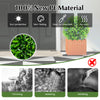 Artificial lavender topiary ball made of 100% new PE material, featuring gradient green leaves for indoor or outdoor.