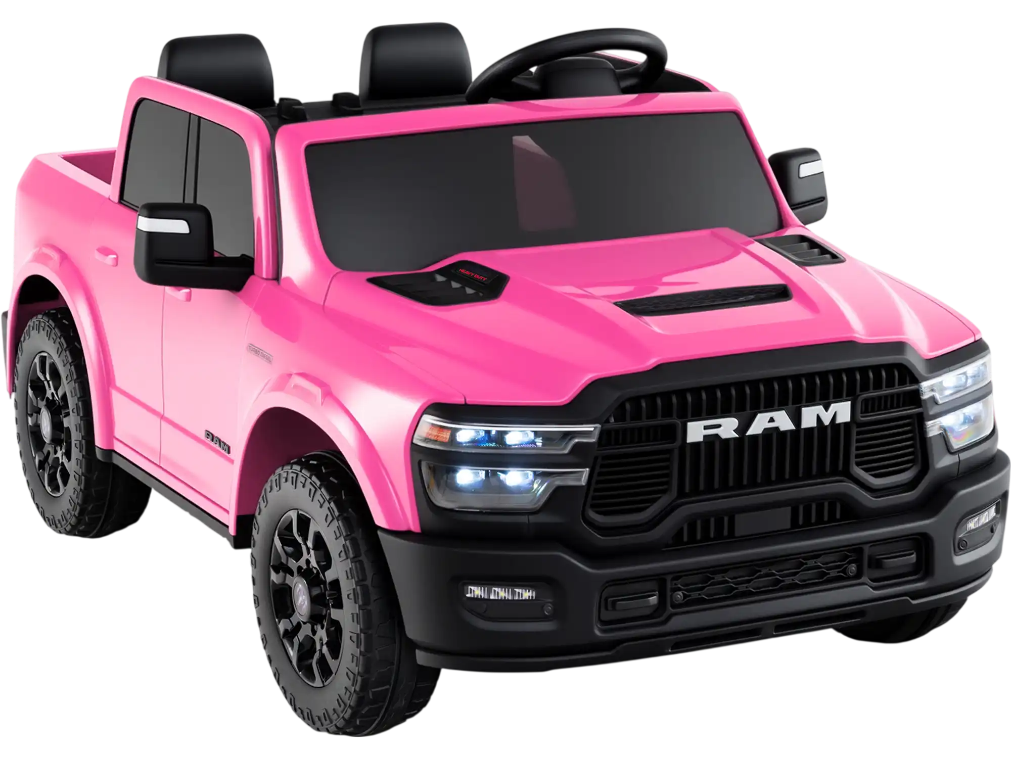 Costway Licensed 24V 2-Seater Ride-On Ram Truck w/ Remote & Music 89268612 New