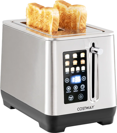 Costway 2-Slice Toaster 6 Browning Levels 4 Bread Types 41625128 New