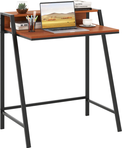 Costway 2-Tier Computer Desk PC Laptop Study Writing Home Office Desk 48691527 New