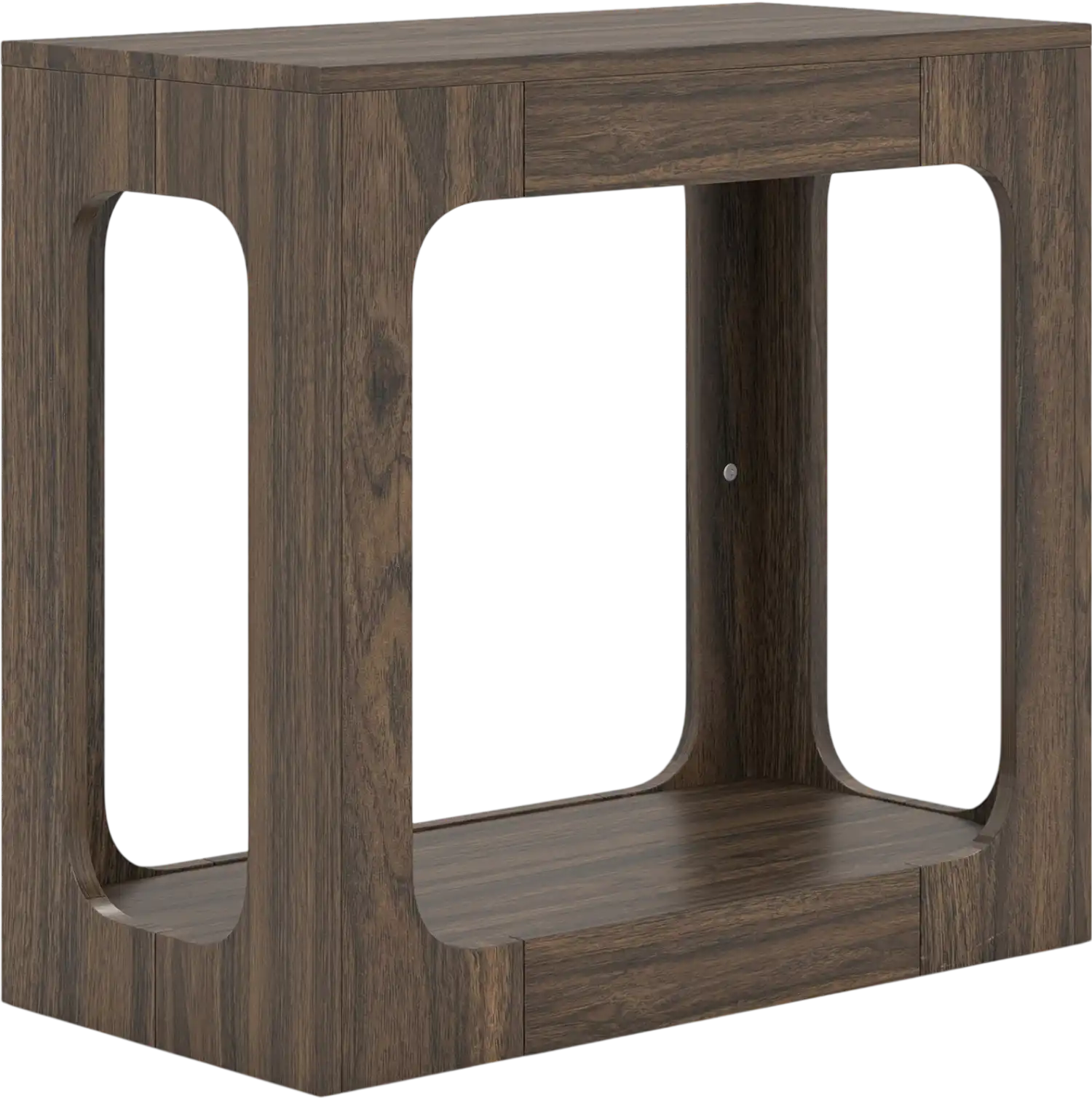 Costway 2-Tier End Side Table with Storage Shelf 54481720 New