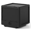 2 Tier Insulated Food Pan Carrier in black with removable tray, designed for catering and outdoor events, keeps food.