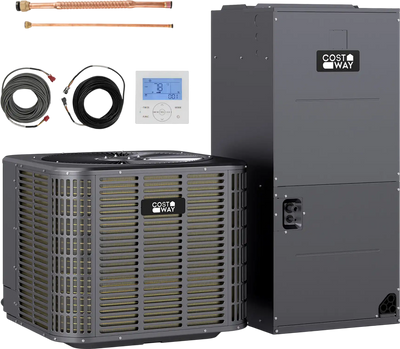 Costway 2 Ton 18 SEER2 High-Performance Heat Pump System Operates to 5°F 34936244 New