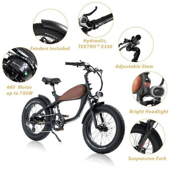 Revi Bikes Cheetah Mini E-Bike Lithium Ion 48V 15AH 500W 35 Mile Range 28 MPH New