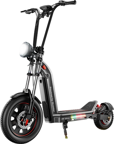 iScooter F7Ultra Electric Scooter All-Terrain 35 MPH 62 Mile Range 1500W Detachable Battery New