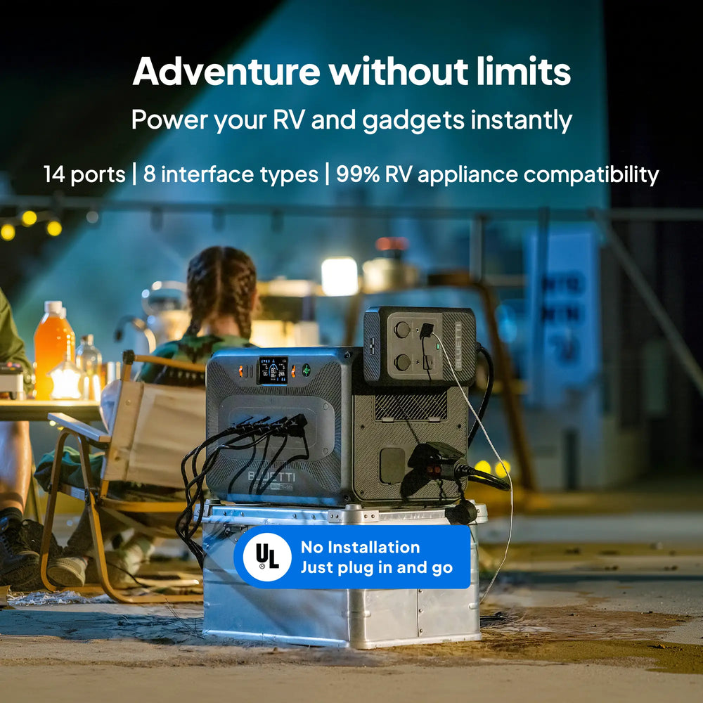 Bluetti Apex 300 2764Wh/3840W Portable Power Station Dual Voltage 120/240V New