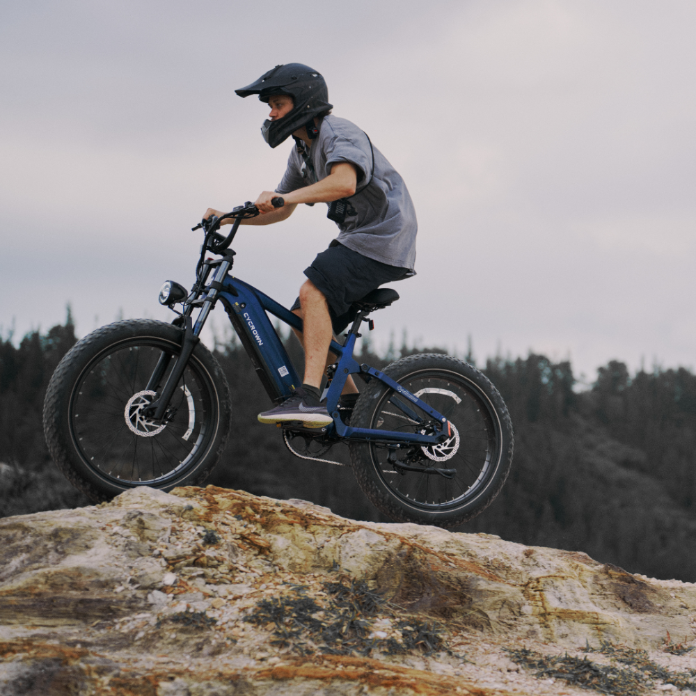 Roma All-Terrain Ebike riding outdoors