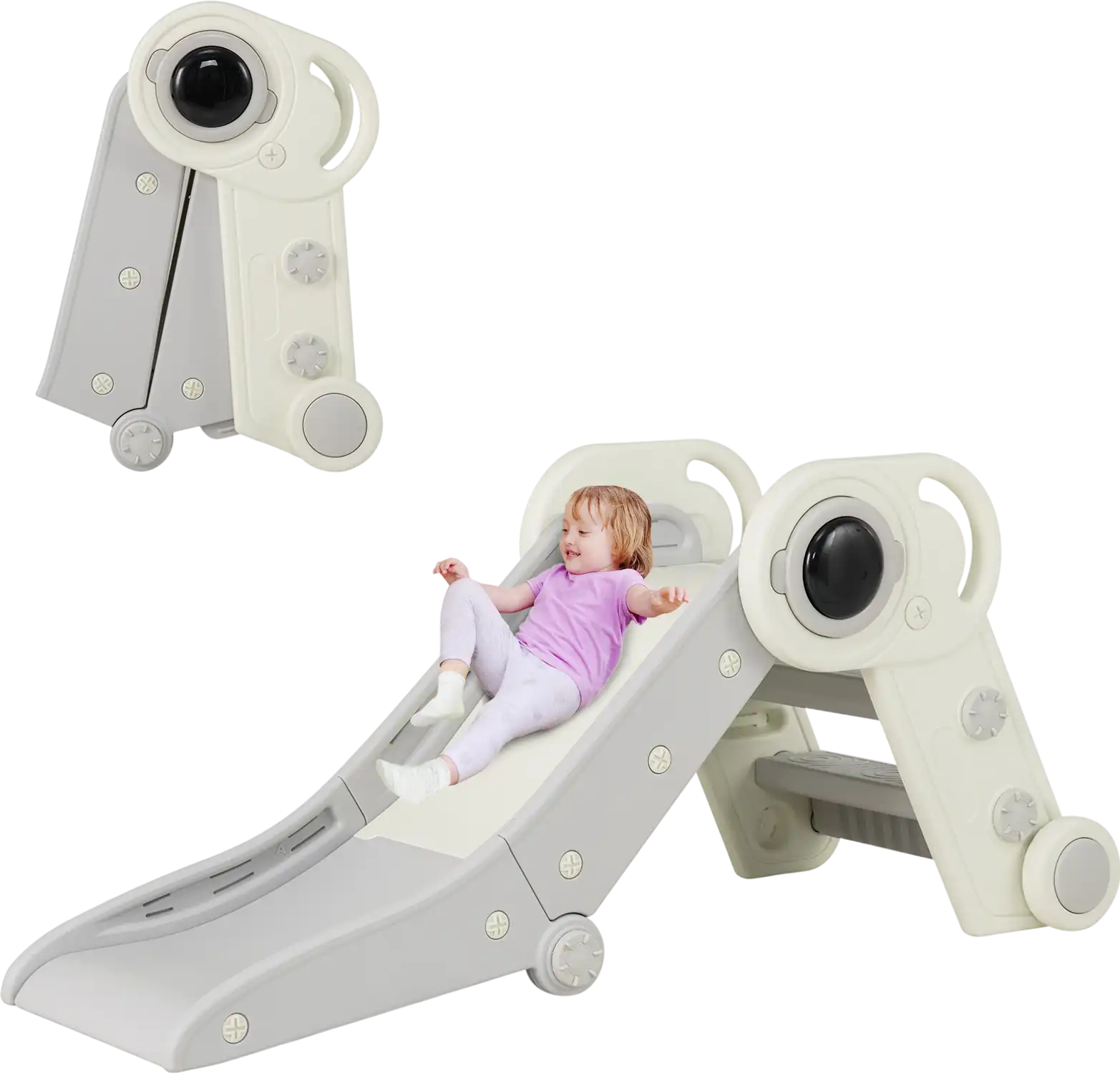 Costway 2-in-1 Baby Toddler Slide Climber 18+ Months 517936842 New