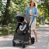 2-in-1 Baby Stroller with Bassinet Mode and Reversible Seat-Gray - Gallery View 1 of 11