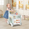 2-in-1 Baby Walker with Storage and Ice Creams for 1+ Years Old-Light Green - Gallery View 1 of 9