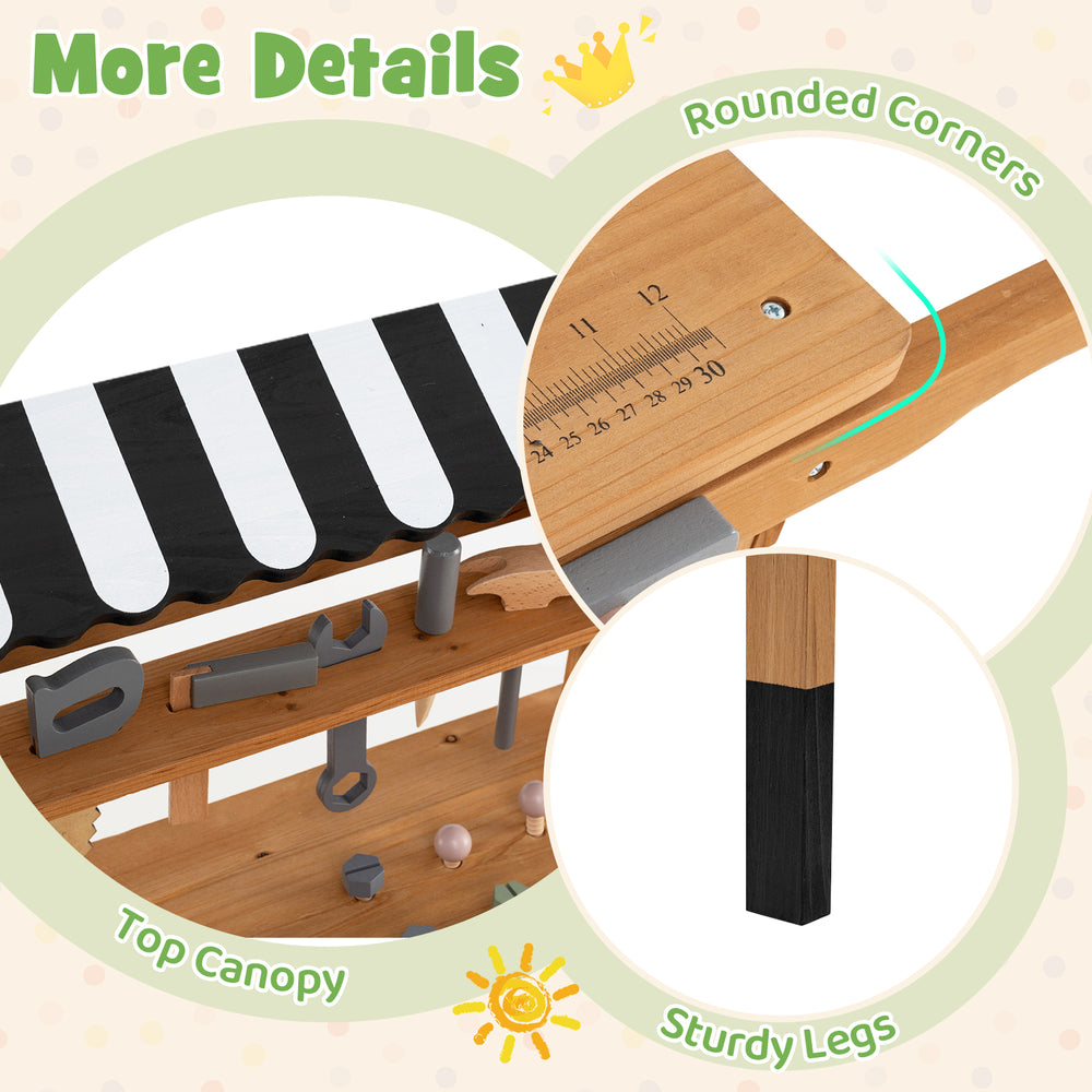 Detail of the 2-in-1 kids rolling cart showing rounded corners and sturdy legs, designed for safe construction play.
